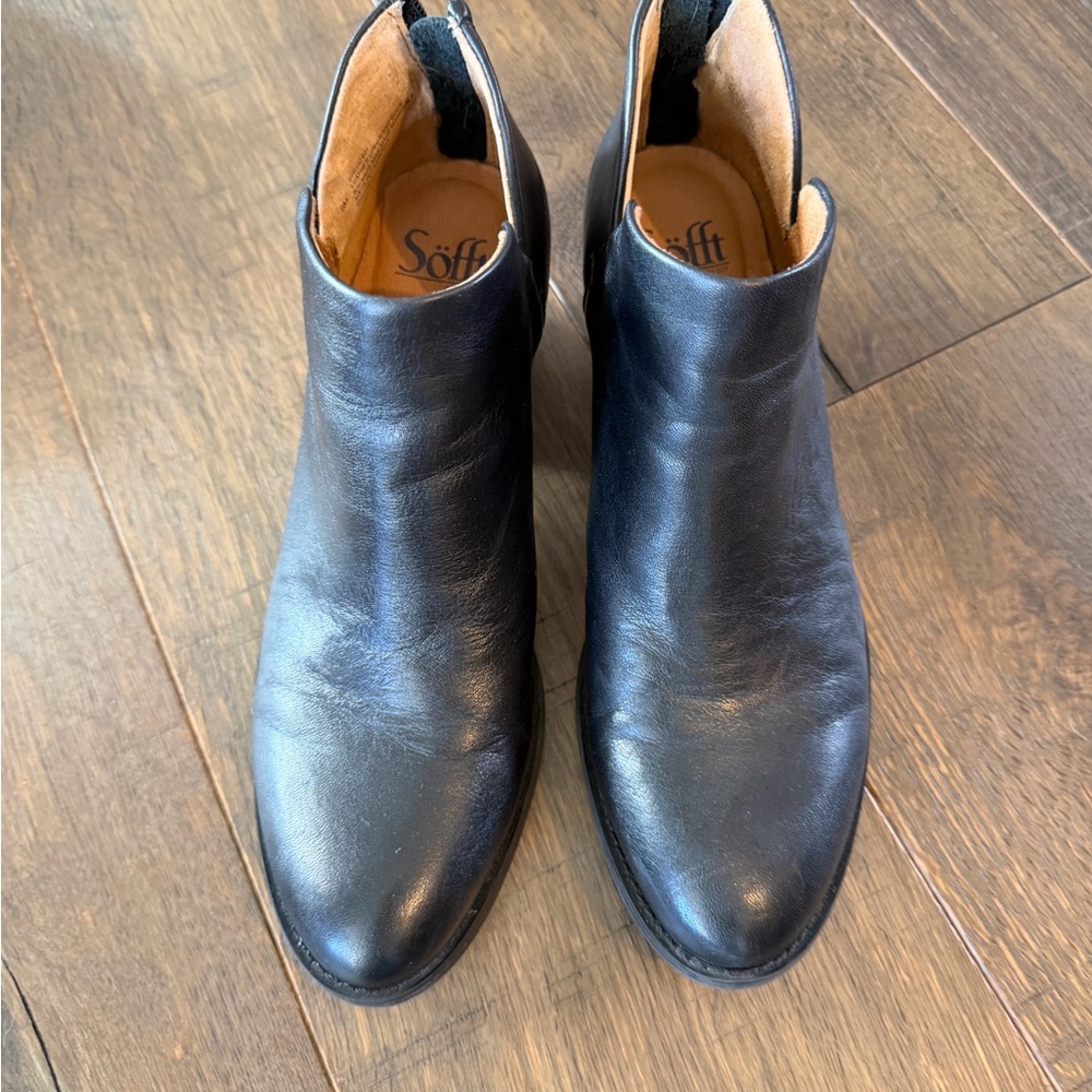 Sofft Black Ankle Boots